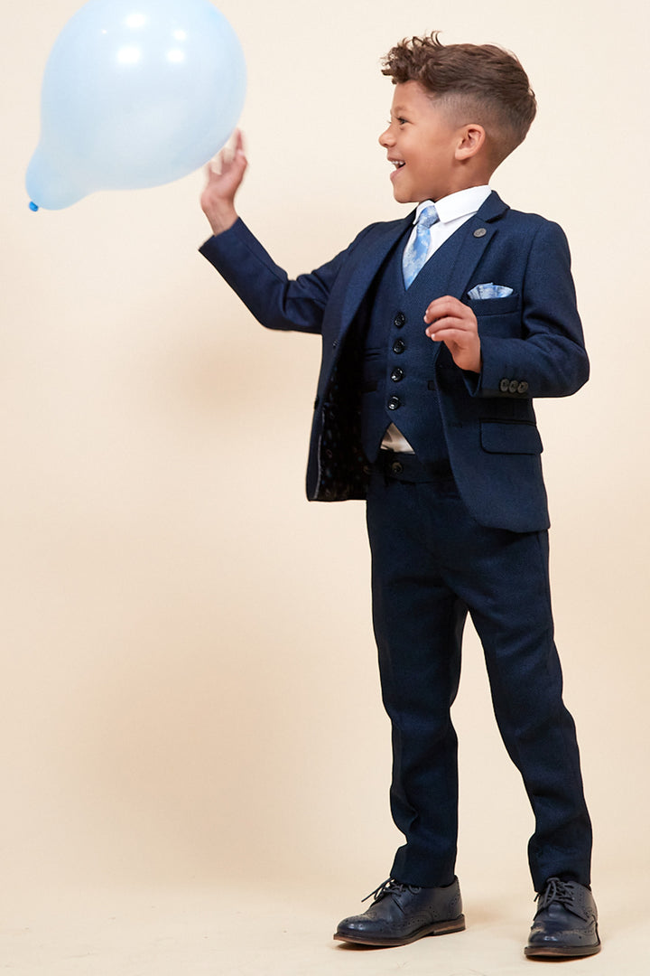 Callum Children's Blue Three Piece Suit