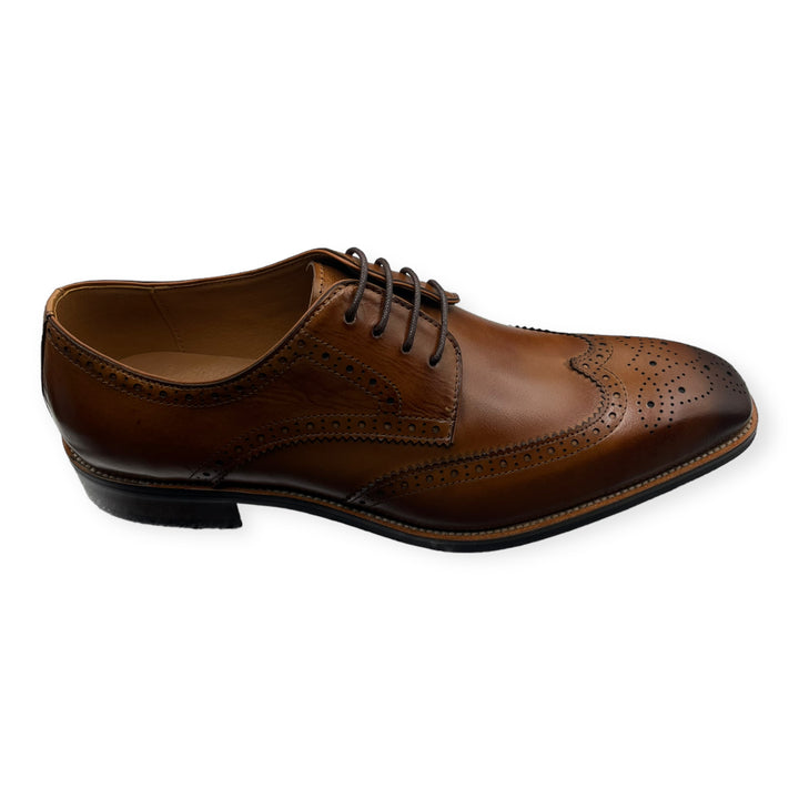 Butler Oxford Brogue Tan Shoe