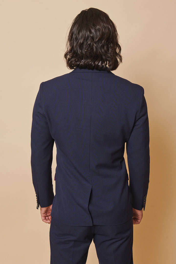 Bromley Navy Double Breasted Two Piece Suit