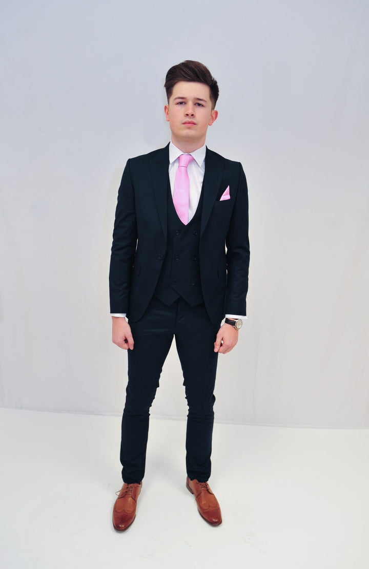 Jack Doyle Navy Suit With Double Breasted Waistcoat