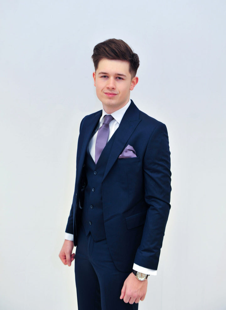 Jack Doyle Royal Blue Suit With Single Breasted Waistcoat