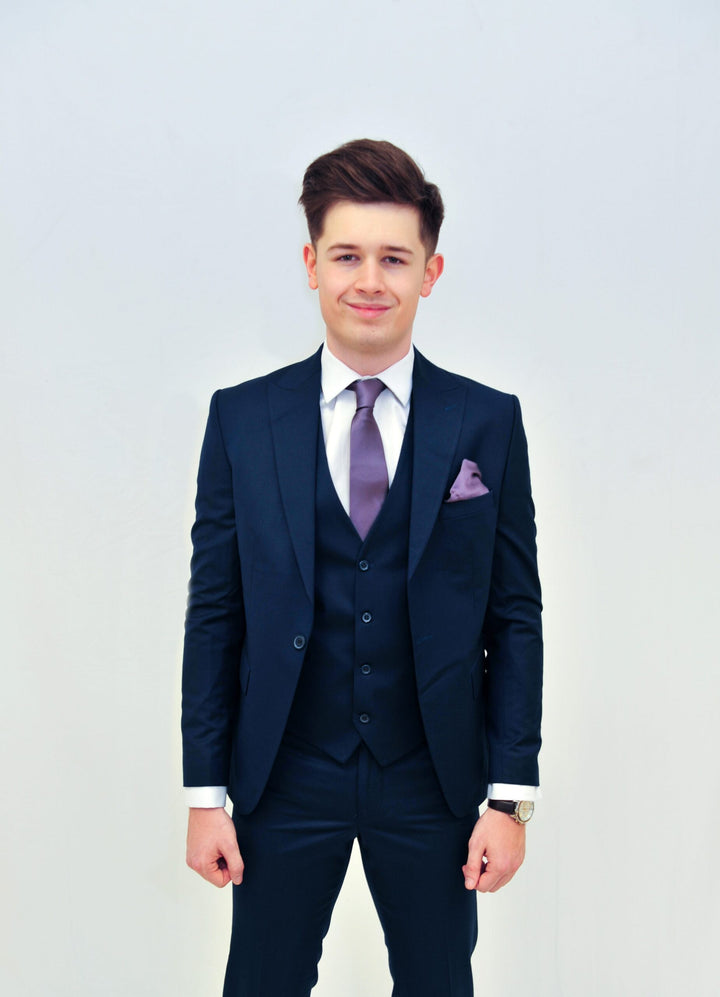 Jack Doyle Royal Blue Suit With Single Breasted Waistcoat
