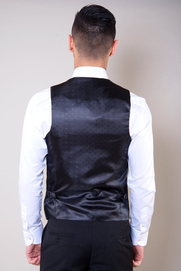 Ross Grey Check Three Piece Suit