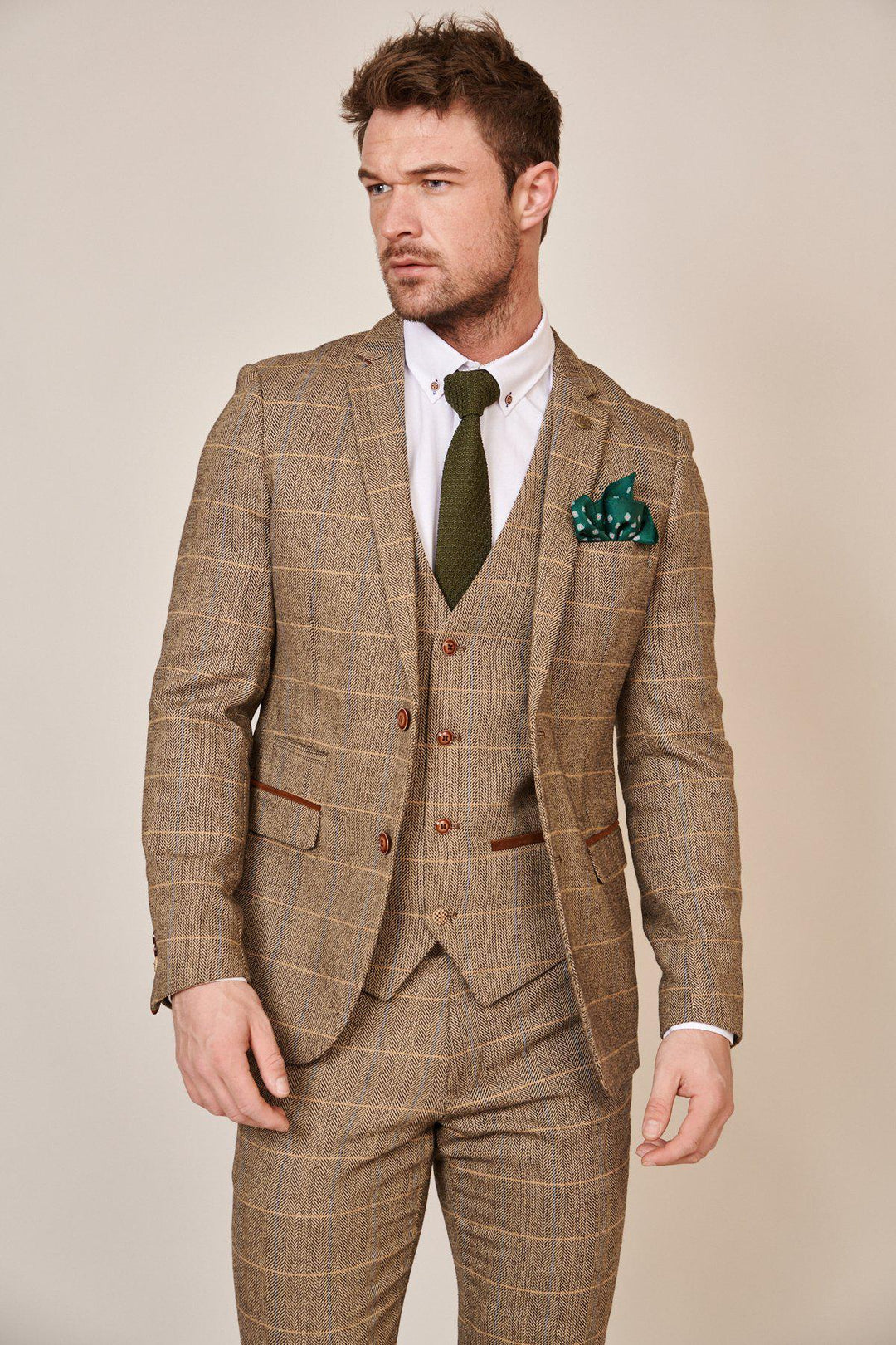 Ted Tan Tweed Check Blazer
