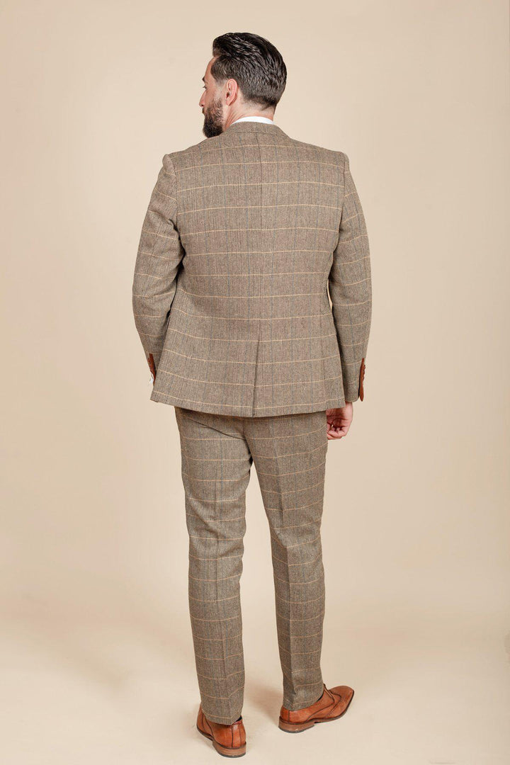 Ted Tan Tweed Check Blazer