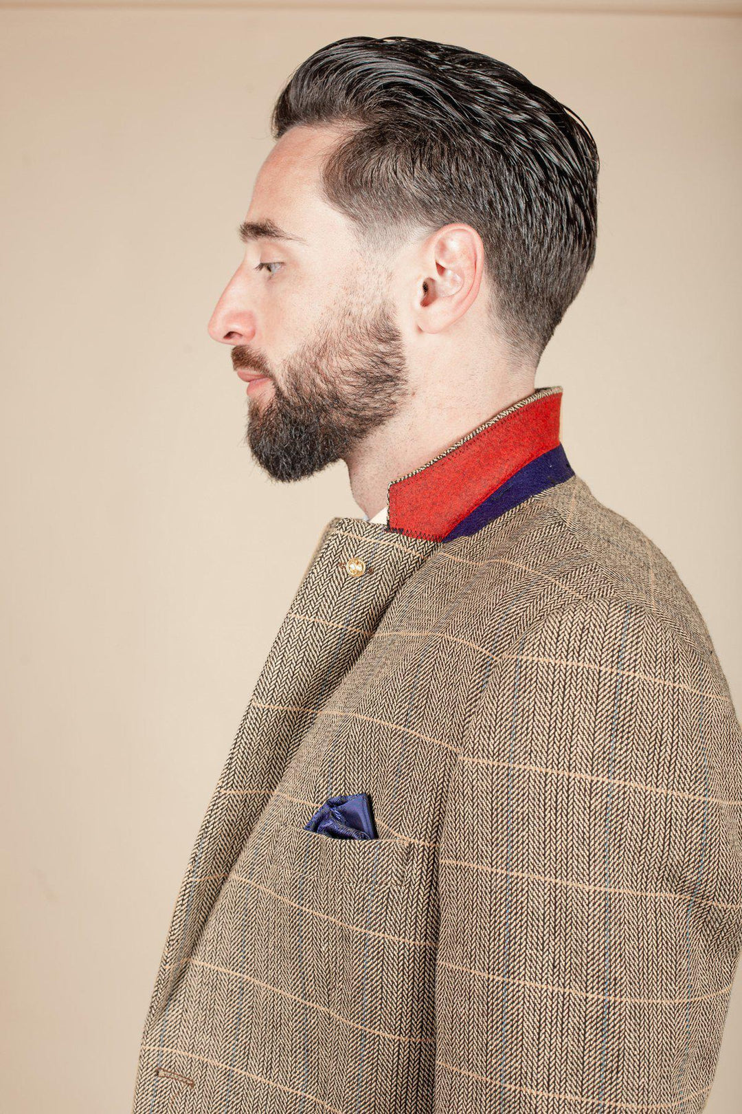 Ted Tan Tweed Check Blazer