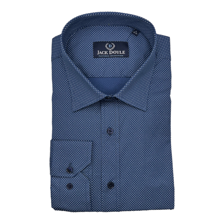 Blue Polka Dot Shirt