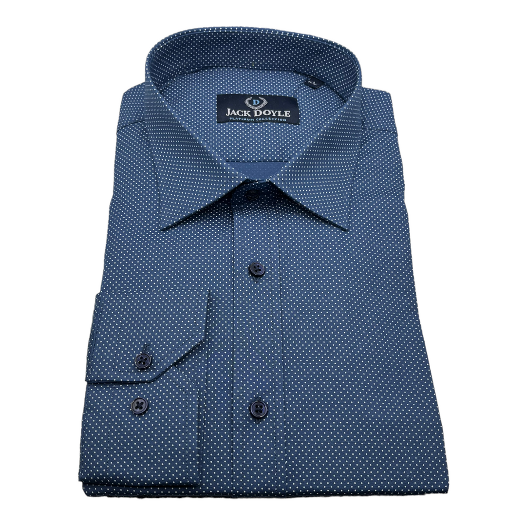 Blue Polka Dot Shirt