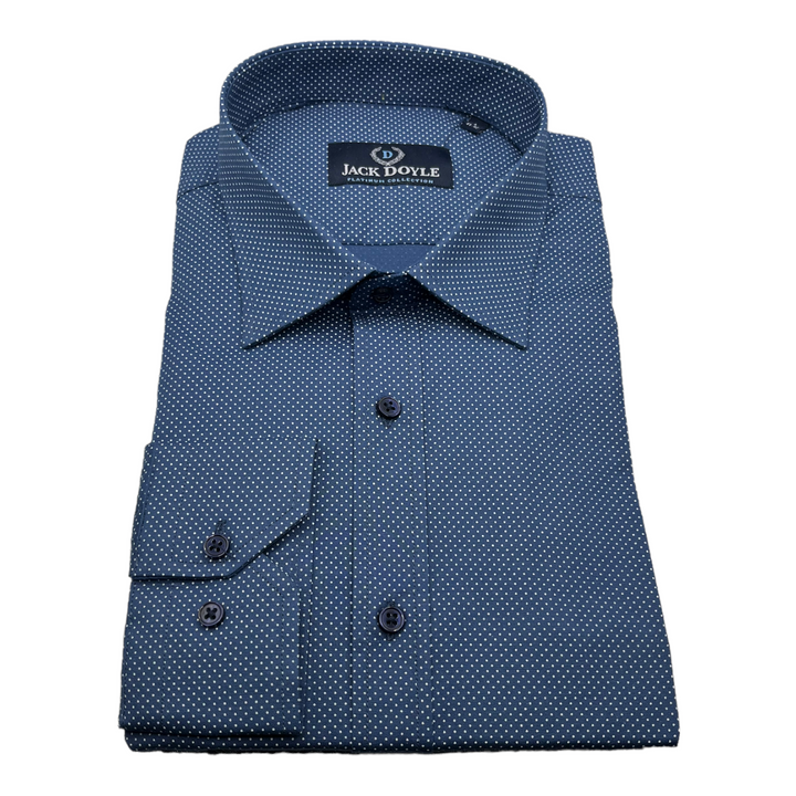 Blue Polka Dot Shirt