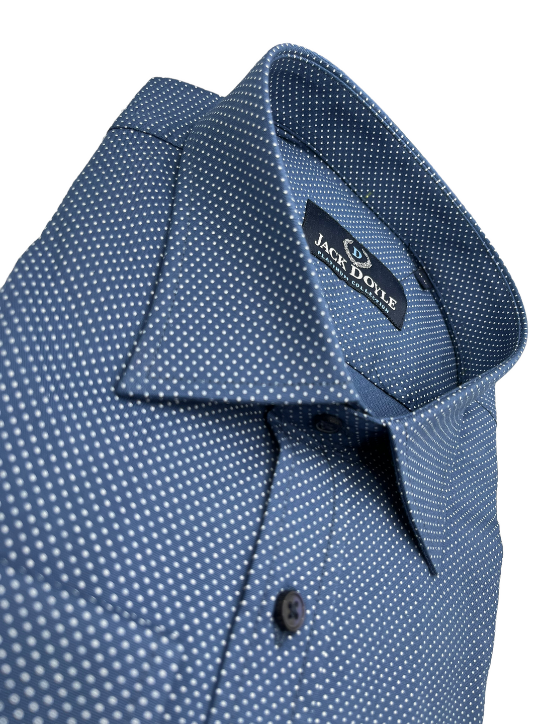 Blue Polka Dot Shirt