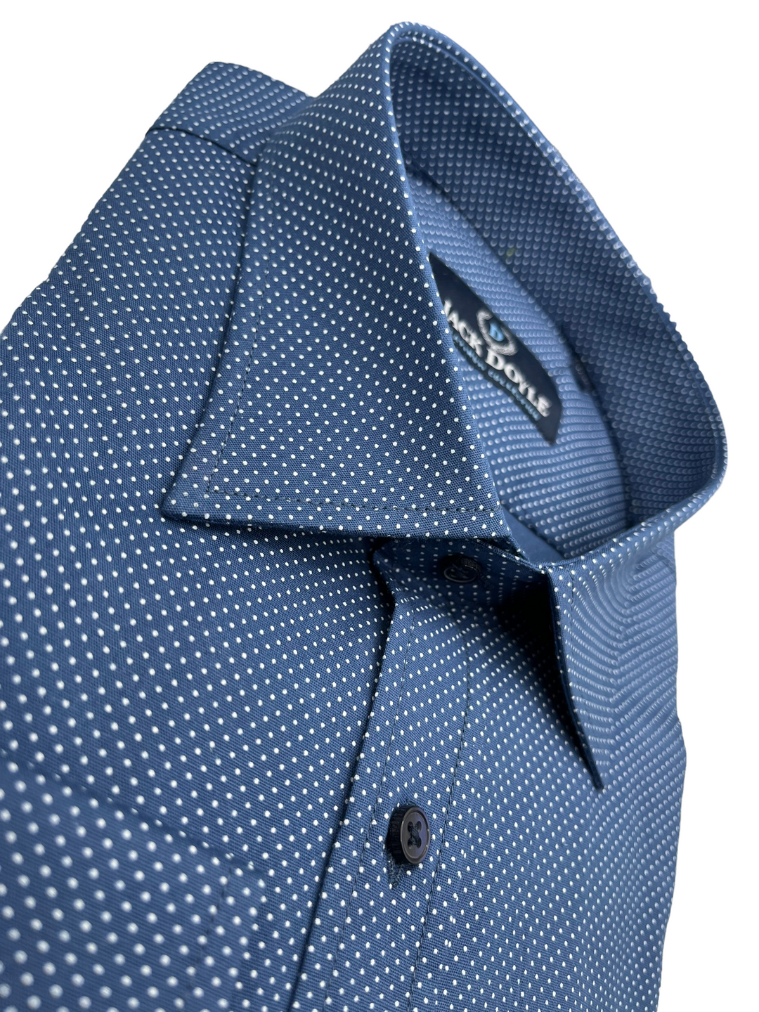 Blue Polka Dot Shirt