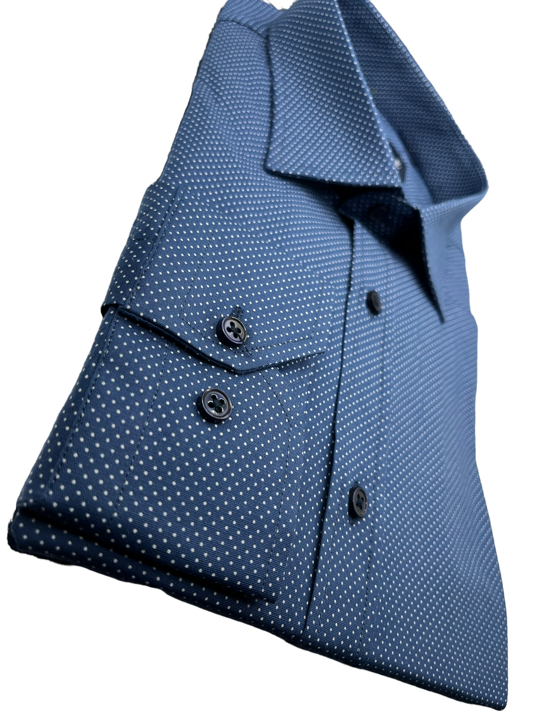 Blue Polka Dot Shirt