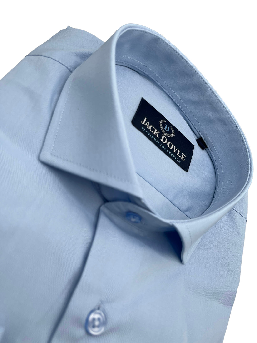 Formal Sky Blue Shirt With French Cuff