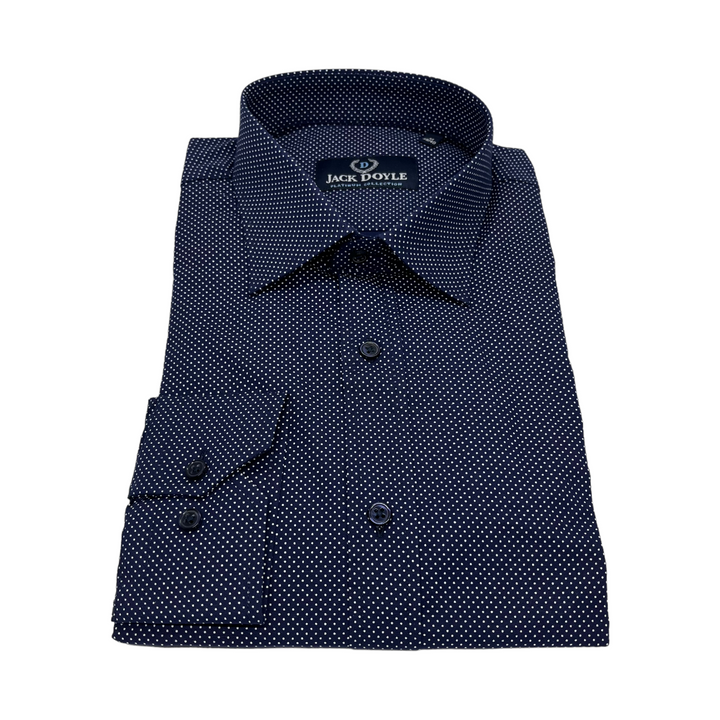 Navy Polka Dot Shirt