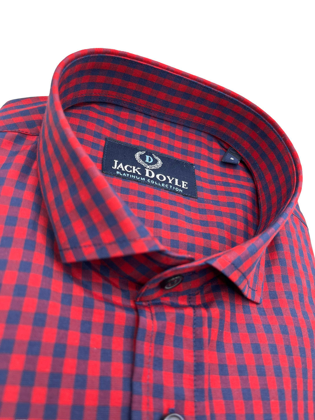 Jack Doyle Navy Red Check Shirt