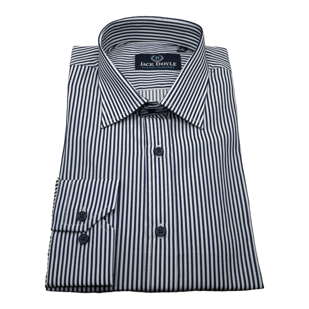 Navy Striped Shirt