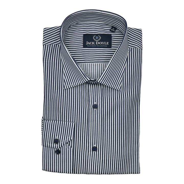 Navy Striped Shirt