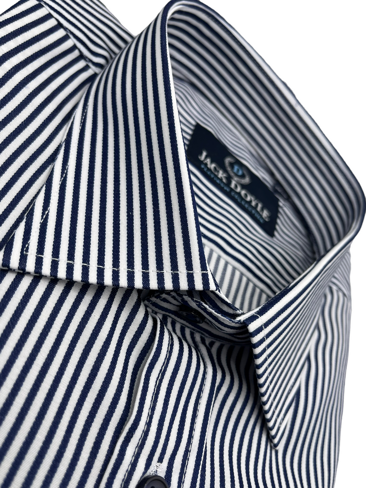 Navy Striped Shirt