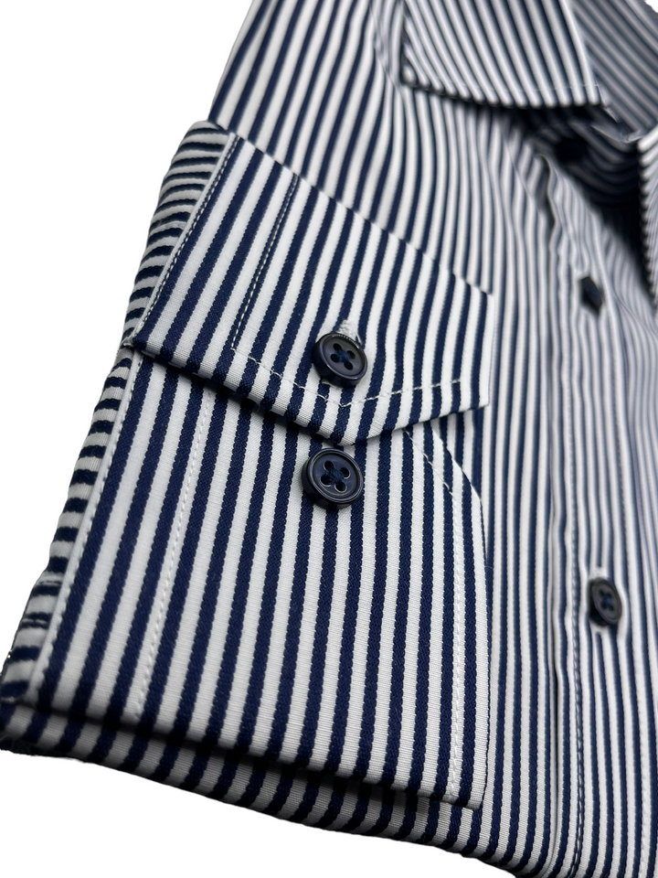 Navy Striped Shirt