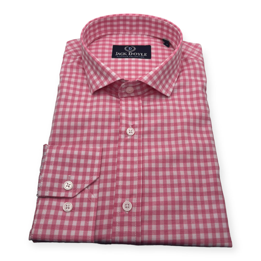 Jack Doyle Pink Check Shirt
