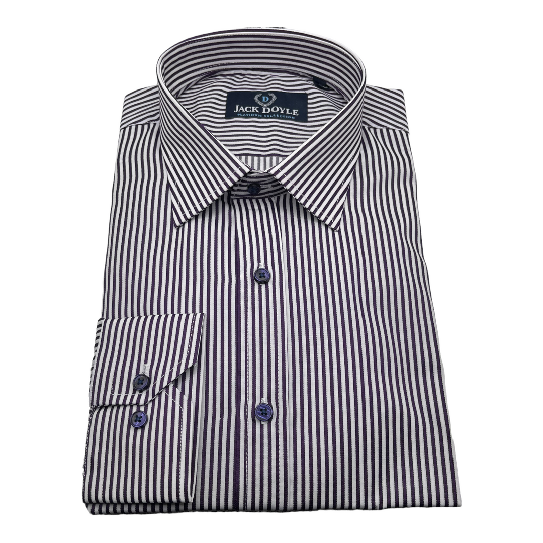 Purple Striped Shirt