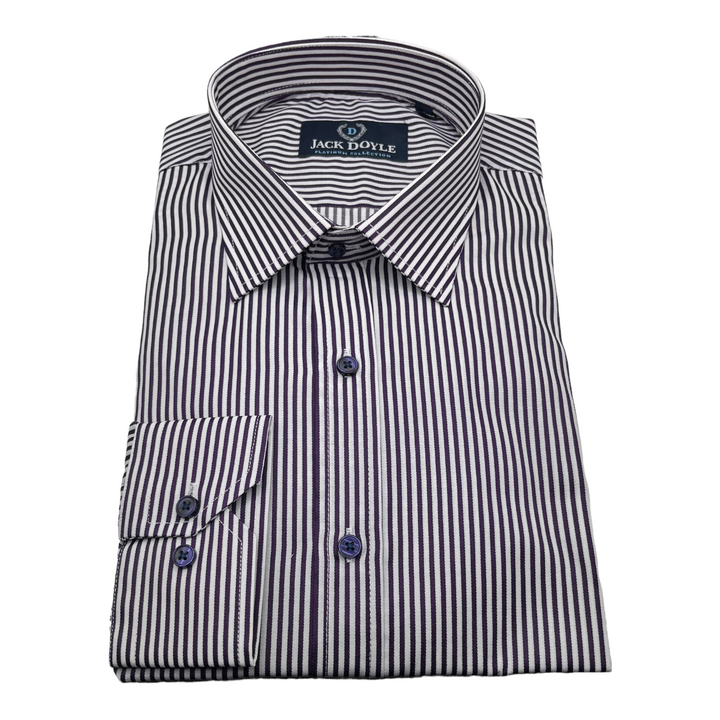 Purple Striped Shirt