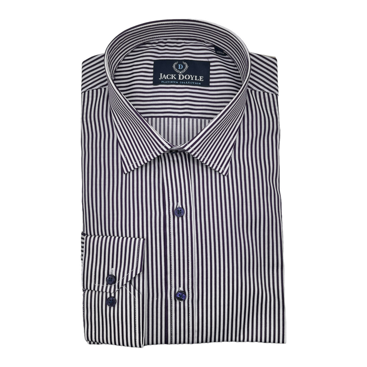 Purple Striped Shirt