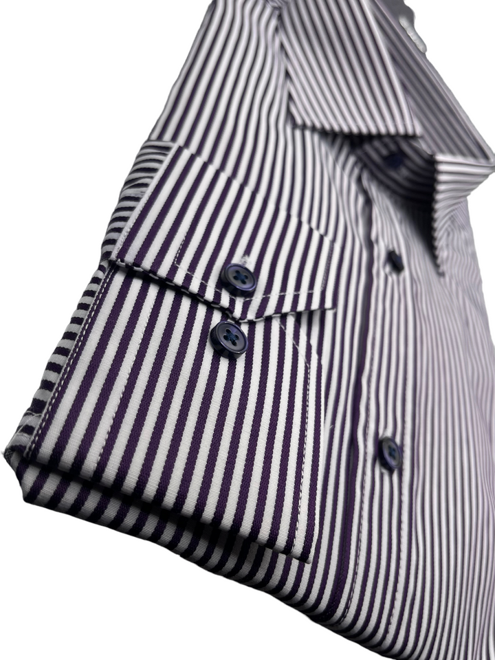 Purple Striped Shirt
