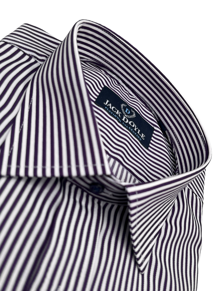 Purple Striped Shirt