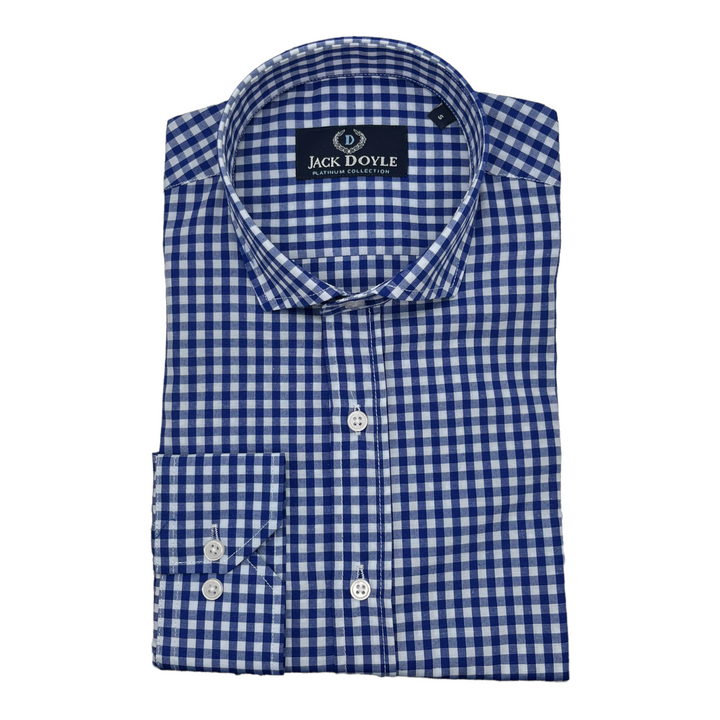 Jack Doyle Royal Blue Check Shirt