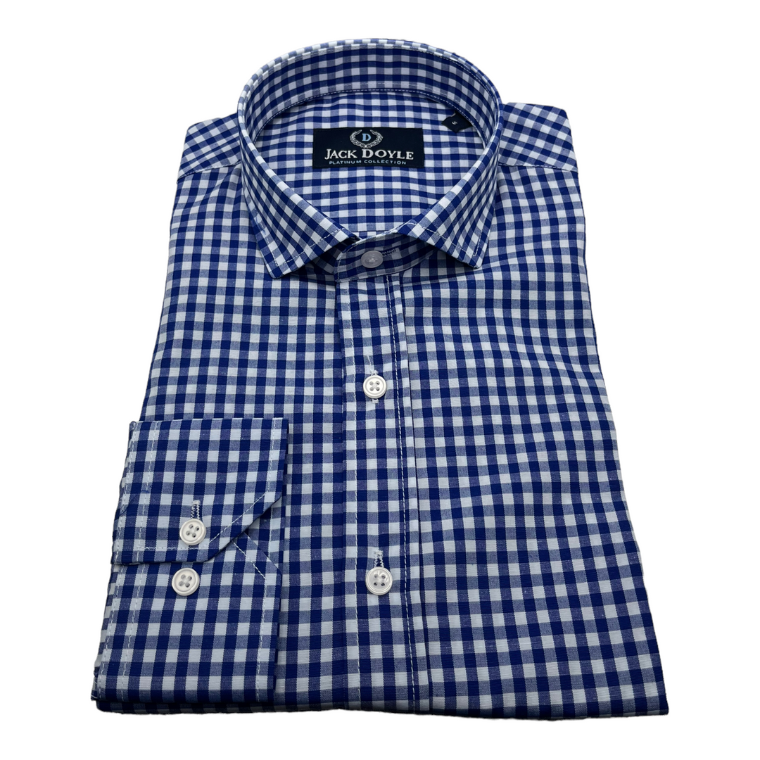 Jack Doyle Royal Blue Check Shirt