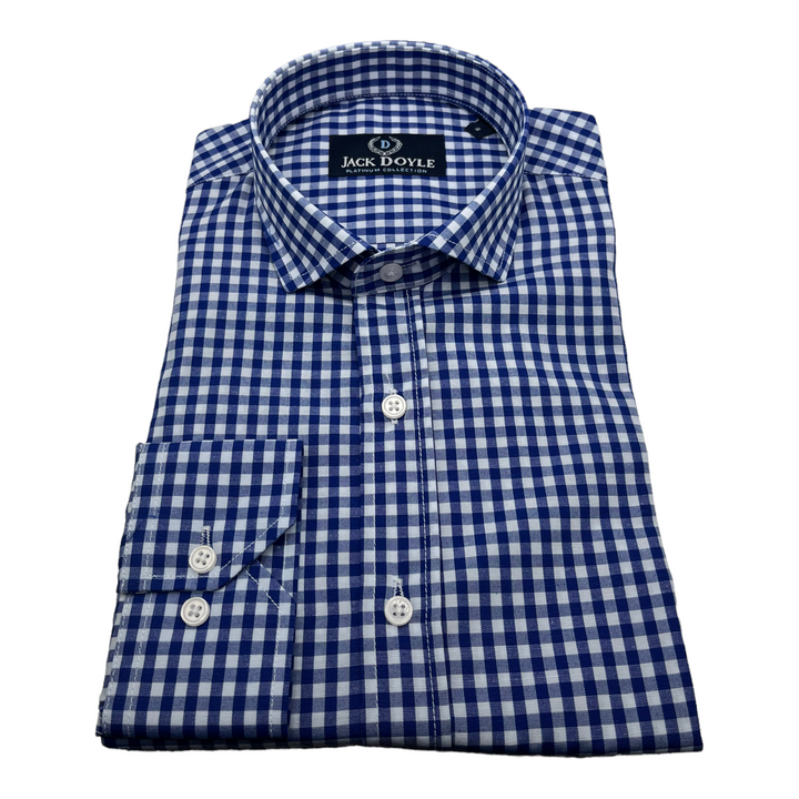Jack Doyle Royal Blue Check Shirt