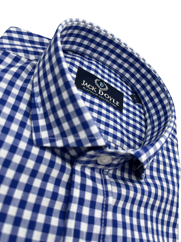 Jack Doyle Royal Blue Check Shirt
