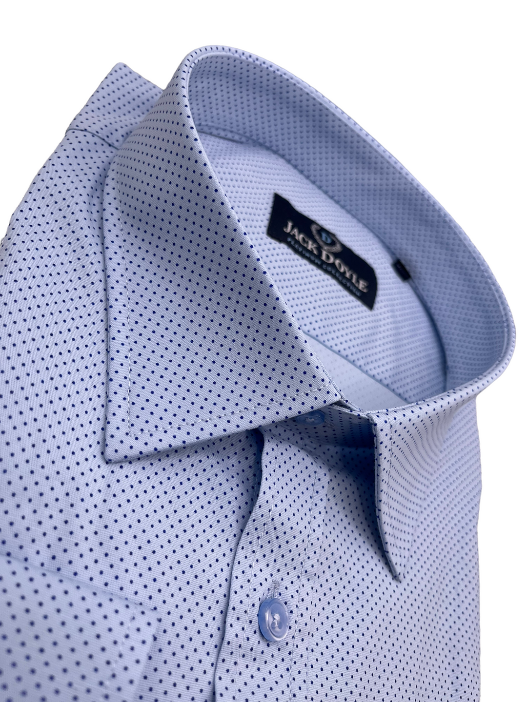 Sky Blue Polka Dot Shirt