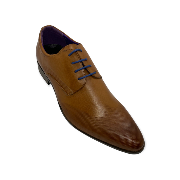 MO11 Plain Tan Derby Shoes
