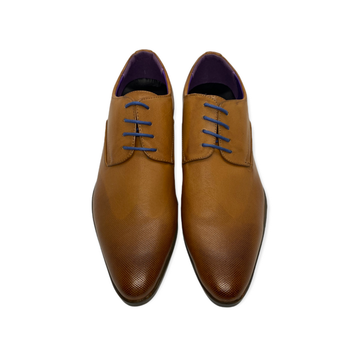 MO11 Plain Tan Derby Shoes