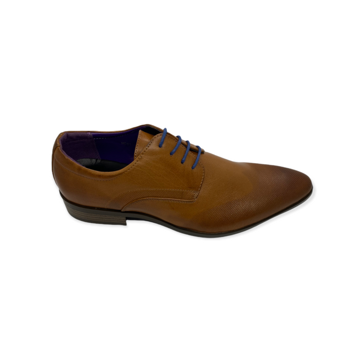 MO11 Plain Tan Derby Shoes