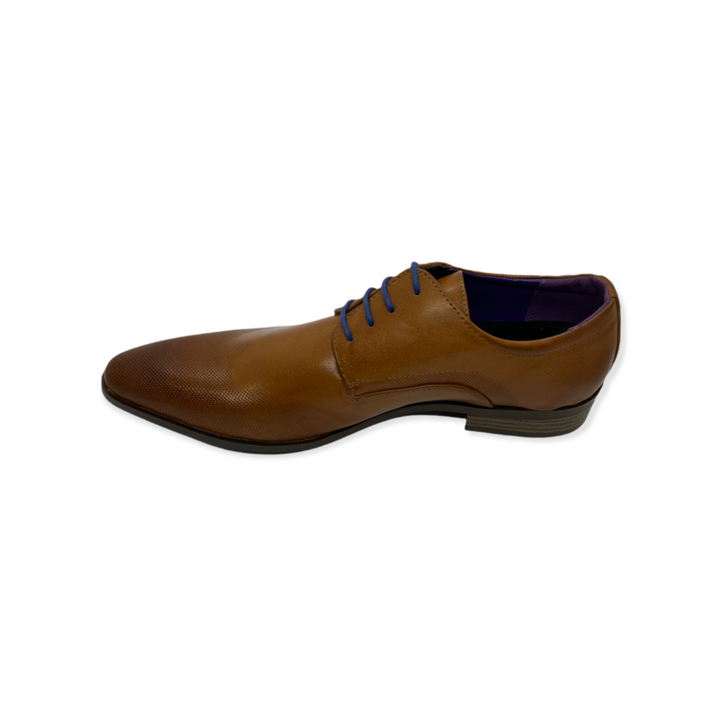 MO11 Plain Tan Derby Shoes