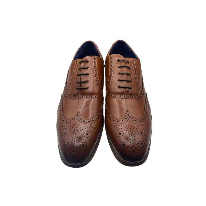 MO50 Brown Oxford Brogue Shoe