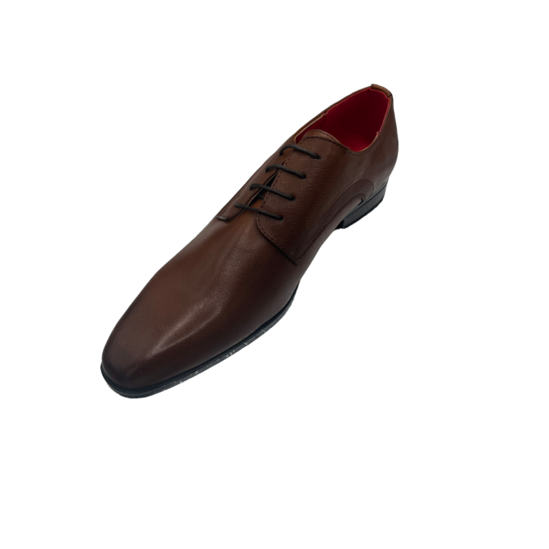 MO61 Plain Brown Derby Shoe