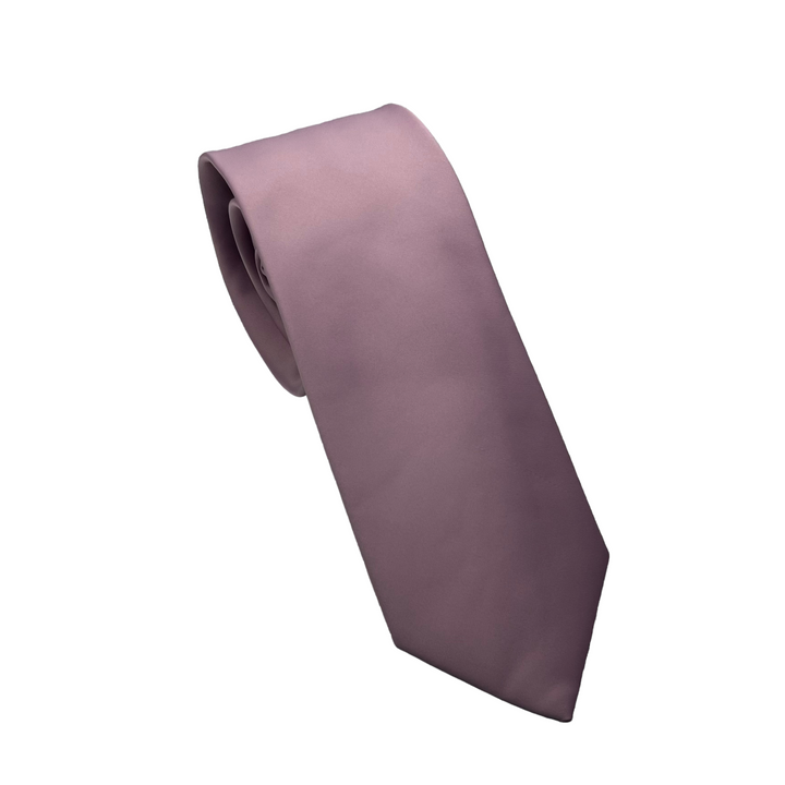 Plain Satin Lilac Tie & Pocket Square