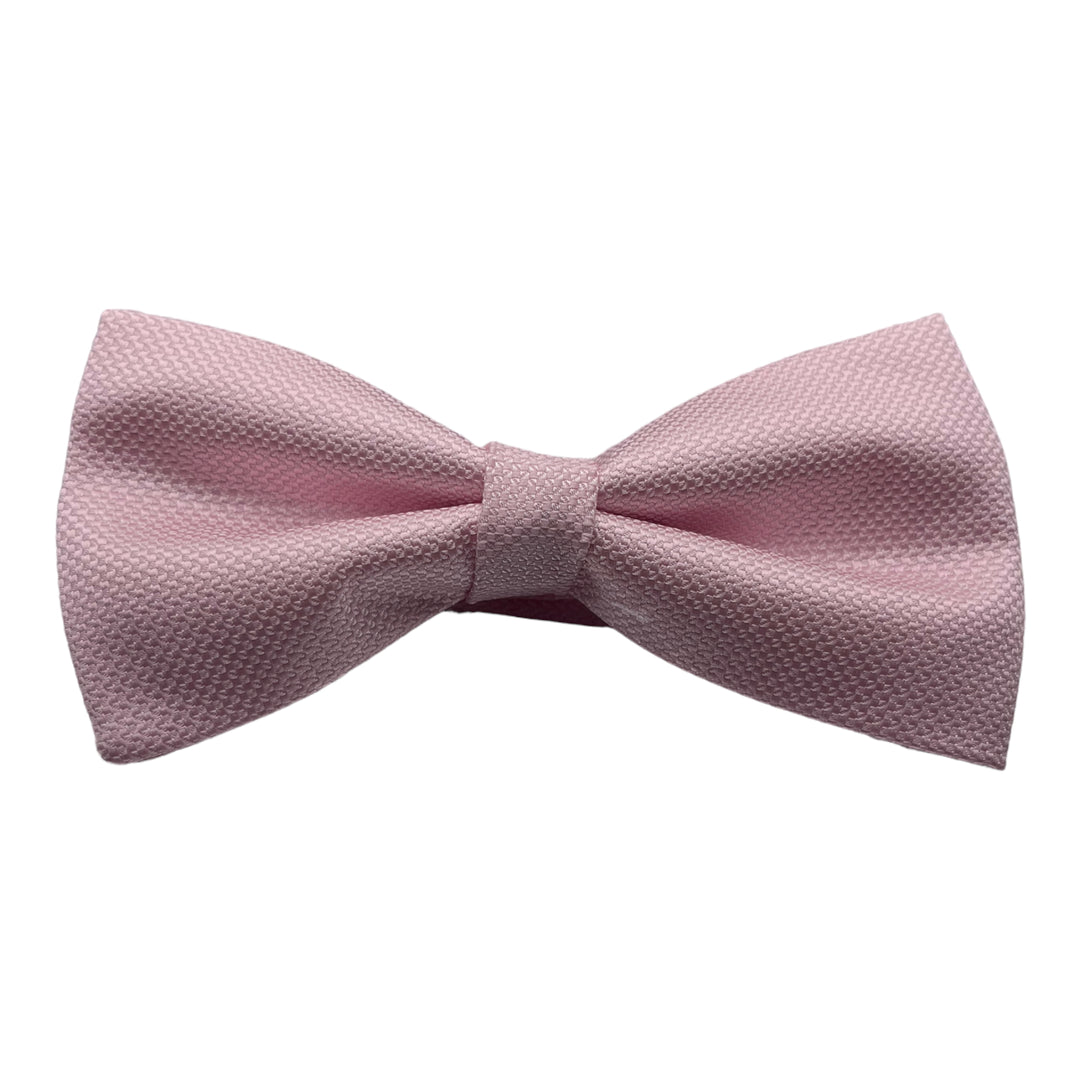 Light Pink Print Bow Tie