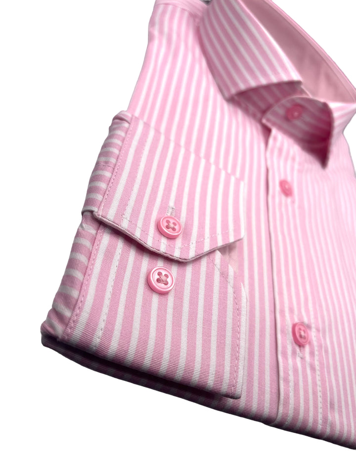 Pink Candy Stripe Shirt
