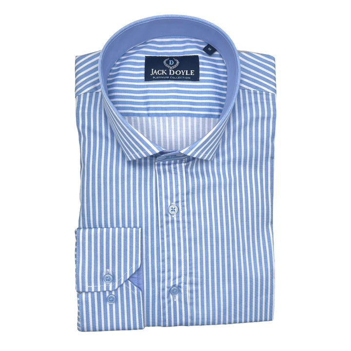 Sky Blue Candy Stripe Shirt