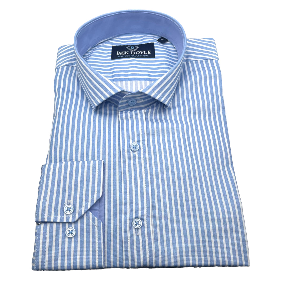 Sky Blue Candy Stripe Shirt