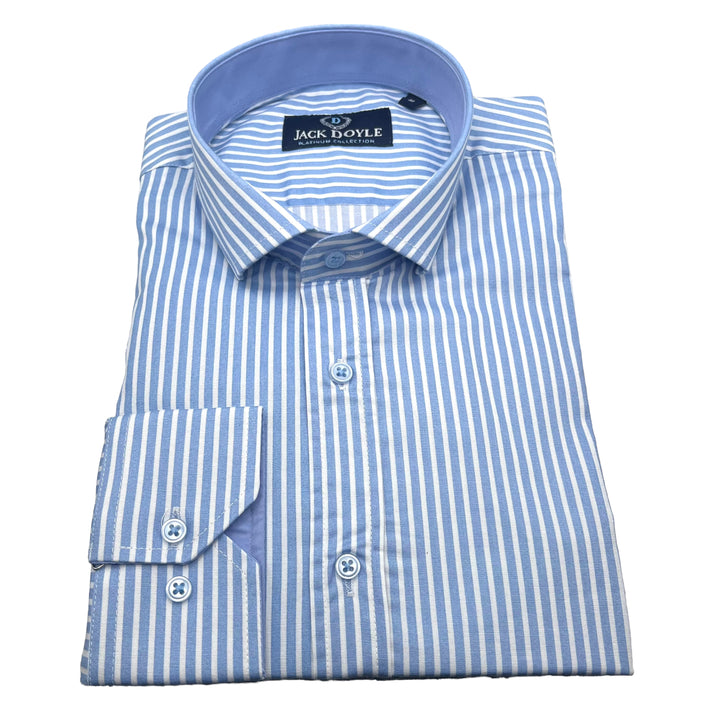 Sky Blue Candy Stripe Shirt