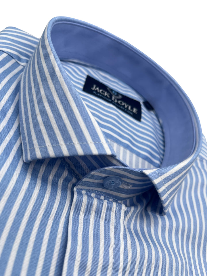 Sky Blue Candy Stripe Shirt