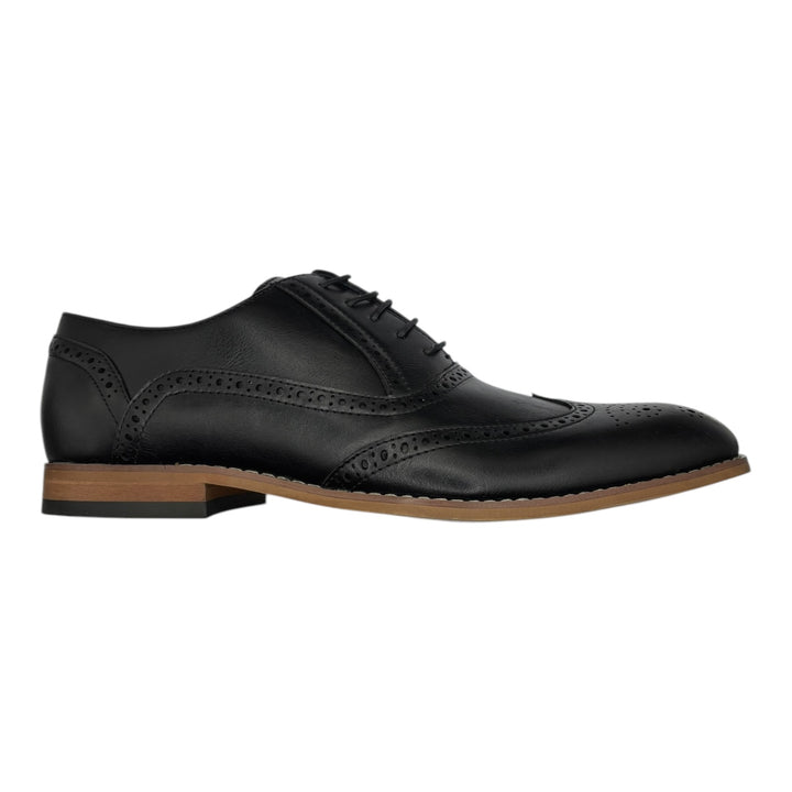 MO50 Black Oxford Brogue Shoe