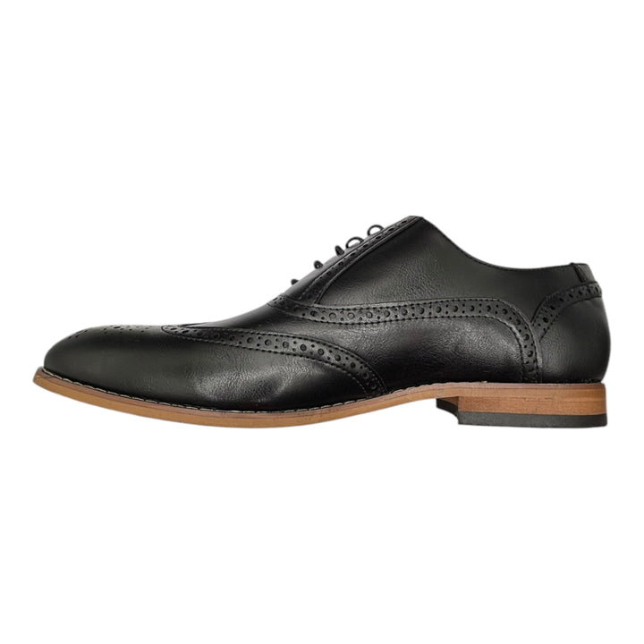 MO50 Black Oxford Brogue Shoe