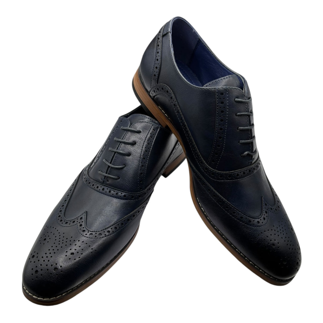 MO50 Navy Oxford Brogue Shoe